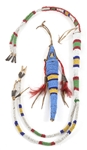 LATE 19TH C. NATIVE AMERICAN BEADED AWL POUCHES