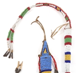 LATE 19TH C. NATIVE AMERICAN BEADED AWL POUCHES