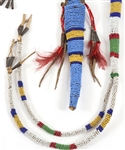 LATE 19TH C. NATIVE AMERICAN BEADED AWL POUCHES