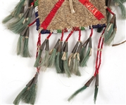 LATE 19TH C. NATIVE AMERICAN BEAD AND QUILLWORK POUCHES
