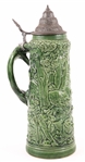 20TH C. 1.5 LITER GERMAN BEER STEIN 