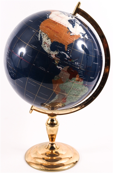 SEMI-PRECIOUS STONE GLOBE