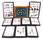 NORTH AMERICAN KNAPPED LITHIC PROJECTILE POINTS & TOOLS