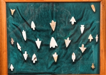 NORTH AMERICAN KNAPPED LITHIC PROJECTILE POINTS & TOOLS