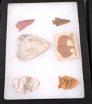 NORTH AMERICAN KNAPPED LITHIC PROJECTILE POINTS & TOOLS