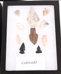 NORTH AMERICAN KNAPPED LITHIC PROJECTILE POINTS & TOOLS
