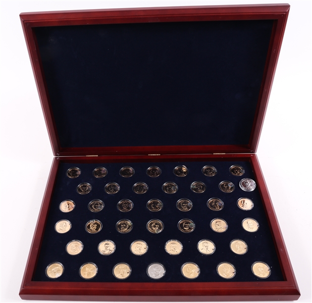 FRANKLIN MINT PRESIDENTS COIN COLLECTION