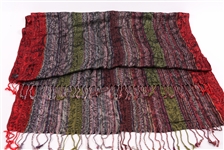 SILK LONG SCARF AND POLYESTER SQUARE SCARF
