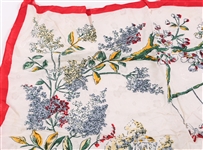 SILK LONG SCARF AND POLYESTER SQUARE SCARF