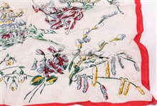 SILK LONG SCARF AND POLYESTER SQUARE SCARF