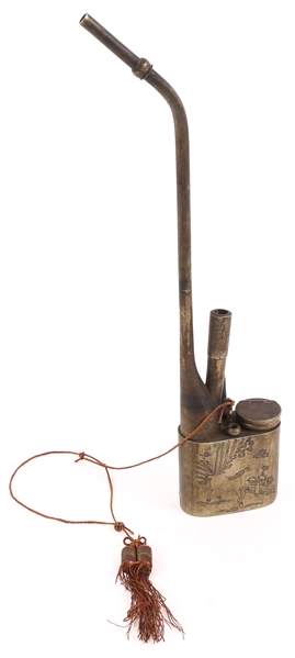 CHINESE BRASS WATER PIPE