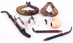 WOOD, MEERSCHAUM, AND CERAMIC PIPES, BOWLS, & STEMS 