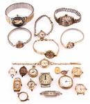 20TH C. WRIST WATCHES - FOR PARTS OR REPAIR