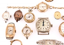 20TH C. WRIST WATCHES - FOR PARTS OR REPAIR