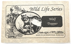 PARKER USA WILD LIFE SERIES WOLF TRAPPER POCKET KNIFE