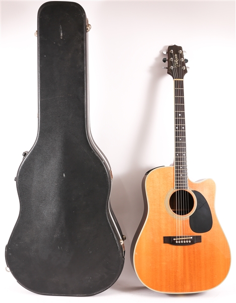 1992 TAKAMINE FP360SC ACOUSTIC GUITAR WITH HARD CASE