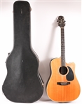 1992 TAKAMINE FP360SC ACOUSTIC GUITAR WITH HARD CASE