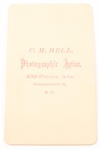 POST CIVIL WAR CDV NAVY OFFICER PORTRAIT 
