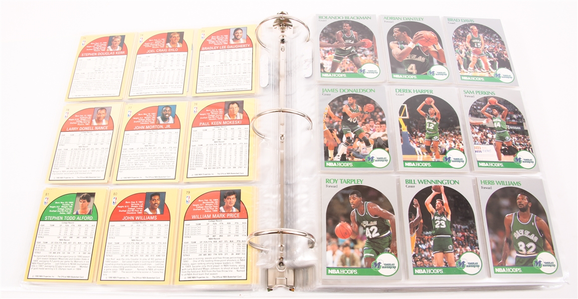 COMPLETE SET OF NBA HOOPS BASKETBALL CARDS - LOT OF 440