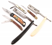 20TH C. & MODERN FOLDING KNIVES - LOT OF 6
