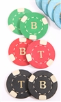 CASINO GAMING GAMBLING CHIPS - LOT OF 42