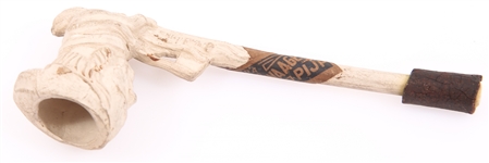 GOUDA HOLLAND GOEDEWAAGEN FIGURAL CLAY PIPE