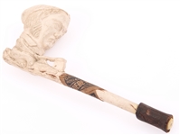 GOUDA HOLLAND GOEDEWAAGEN FIGURAL CLAY PIPE