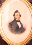 LATE 19TH C. PORTRAIT PRINT IN GILT FRAME