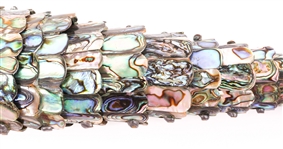 MID 20TH C. ARTICULATED ABALONE FIGURAL BOTTLE OPENER