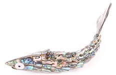 MID 20TH C. ARTICULATED ABALONE FIGURAL BOTTLE OPENER