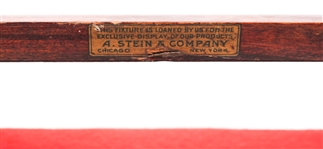 EARLY 20TH C. A. STEIN & COMPANY PRODUCT DISPLAY CASE