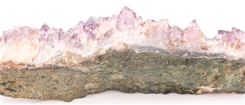 AMETHYST CRYSTALS IN STONE MATRIX 