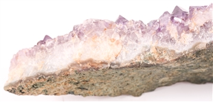 AMETHYST CRYSTALS IN STONE MATRIX 