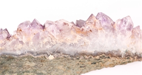 AMETHYST CRYSTALS IN STONE MATRIX 