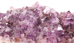 AMETHYST CRYSTALS IN STONE MATRIX 