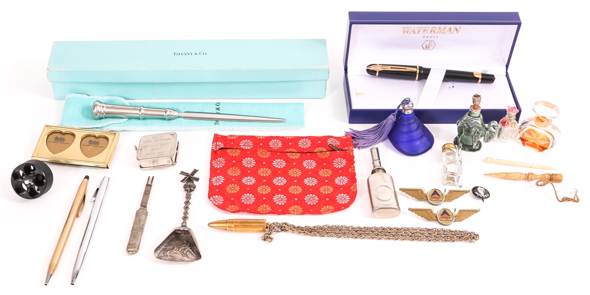 DESK ACCESSORIES - PENS, VIALS, MINIATURE TOOLS