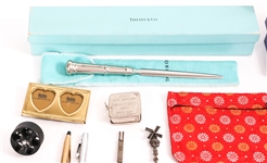 DESK ACCESSORIES - PENS, VIALS, MINIATURE TOOLS