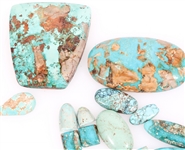 CABOCHON CUT TURQUOISE PIECES