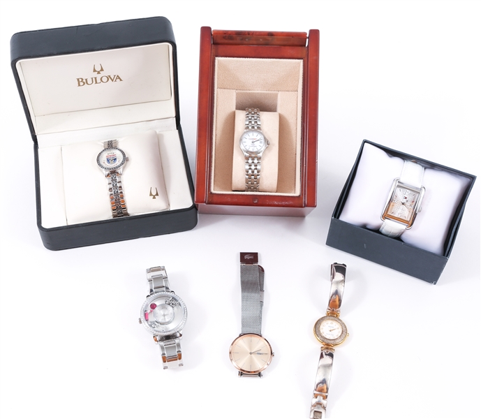 WOMENS WRISTWATCHES - LACOSTE, BULOVA, & MORE