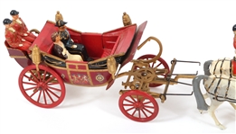 BRITAINS HISTORICAL SERIES HORSE & CARRIAGE SET 9402