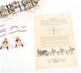 BRITAINS HISTORICAL SERIES HORSE & CARRIAGE SET 9402
