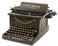 SMITH CORONA ARMY GREEN MODEL 8 SECRETARIAL TYPEWRITER