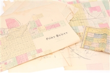 LATE 19TH & EARLY 20TH C. KANSAS MAPS LOT OF 6