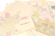 LATE 19TH & EARLY 20TH C. KANSAS MAPS LOT OF 6