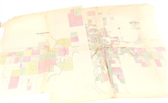 LATE 19TH & EARLY 20TH C. KANSAS MAPS LOT OF 6
