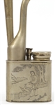 ENGRAVED BRASS CHINESE WATER PIPE