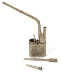 ENGRAVED BRASS CHINESE WATER PIPE