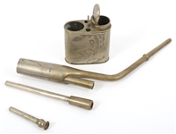 ENGRAVED BRASS CHINESE WATER PIPE