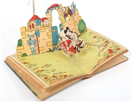 1934 MIDGET POP UP BOOK MICKEY MOUSE IN YE OLDEN DAYS