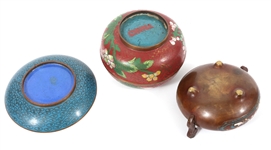 20TH C. ASIAN TRAVEL SOUVENIR DESK TOP DECOR LOT OF 6